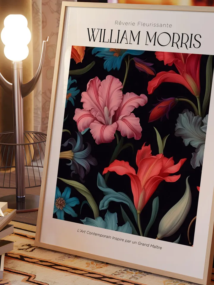 William Morris Wall Art, Vintage Botanical Print, Floral Poster Arts Decor, Digital Download, William Morris Print Digital Download AA8