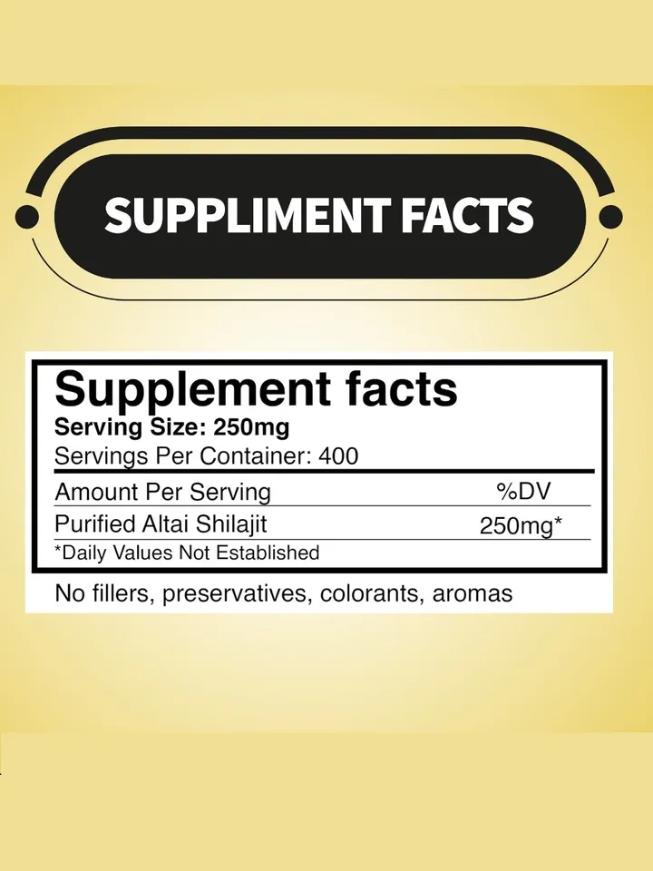 Golden Mountains Shilajit Resin Premium Pure Authentic Siberian Altai 100g 3.53oz - Measuring Spoon – Exclusive Quality