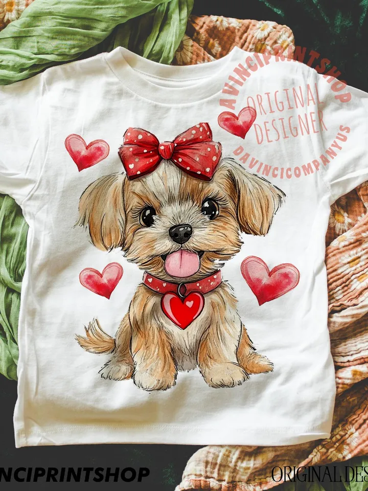 2 files, Puppy Dog Valentines PNG file, valentines for girls png, Kids Valentines png, Girls Valentines sublimation, Girl Sublimation, love