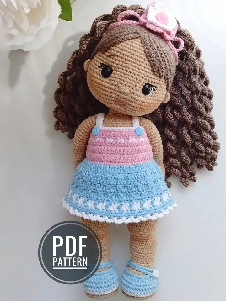 PATTERN crochet doll in a sundress