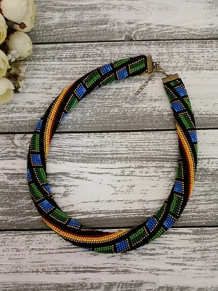 PDF Bead Crochet Pattern , Pattern for Necklace and Bracelet bead crochet
