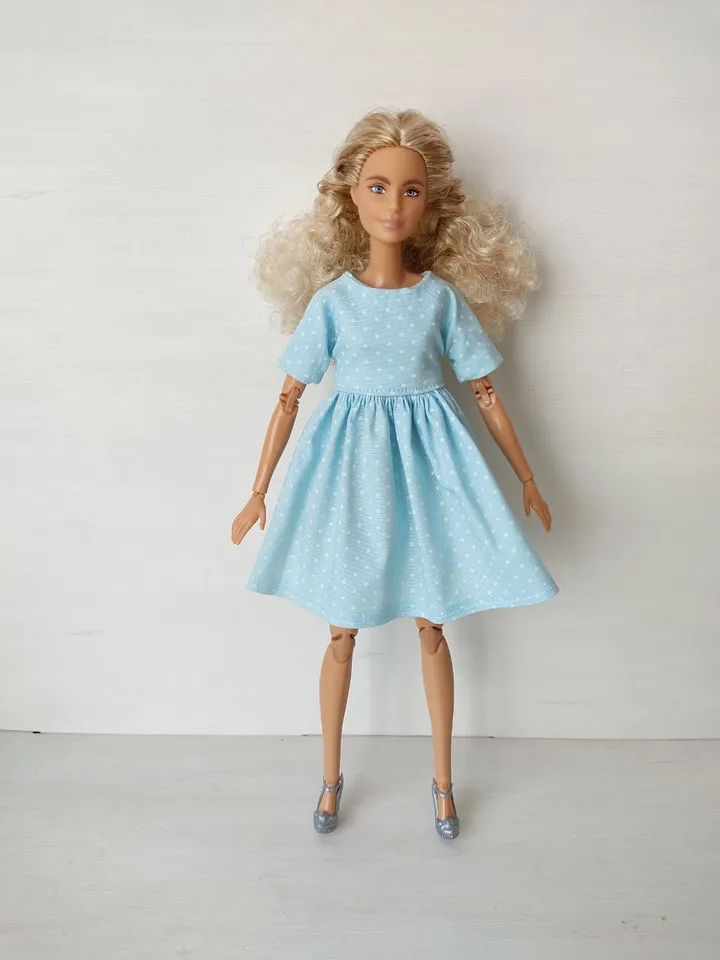 PDF sewing pattern for Barbie MTM dolls.