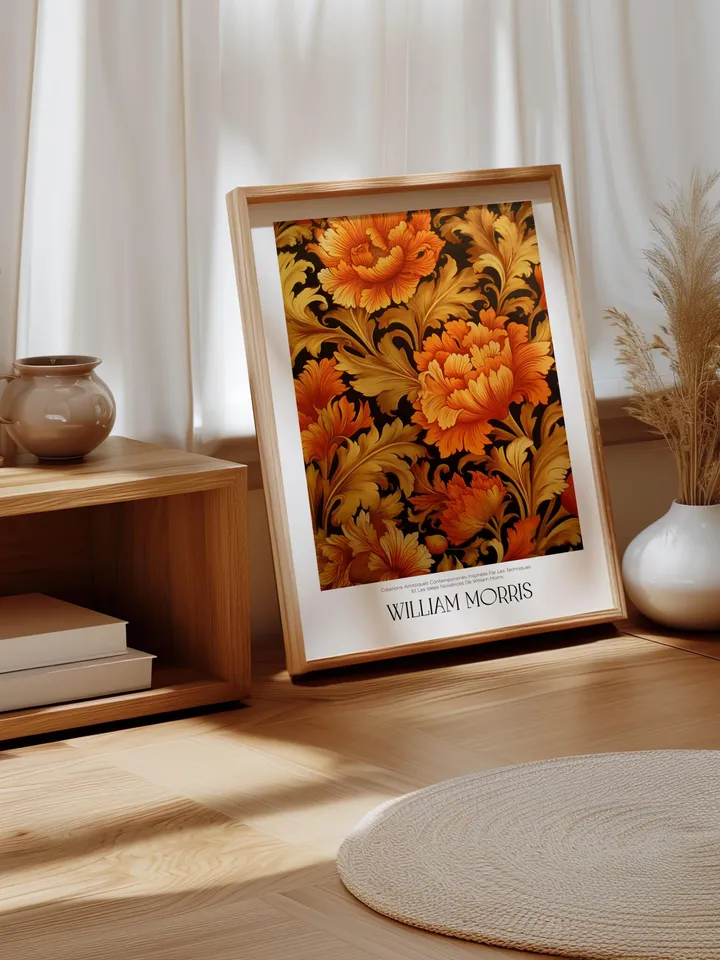 William Morris Wall Art, Vintage Botanical Print, Floral Poster Arts Decor, Digital Download, William Morris Print Digital Download AA13