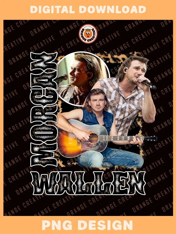 Retro Mor.gan Wallen Leopard Bootleg T-shirt PNG, 90s Bootleg Template, Graphic Mor.gan Wallen PNG Files, Custom Bootleg Country Music Tee, Digital Download