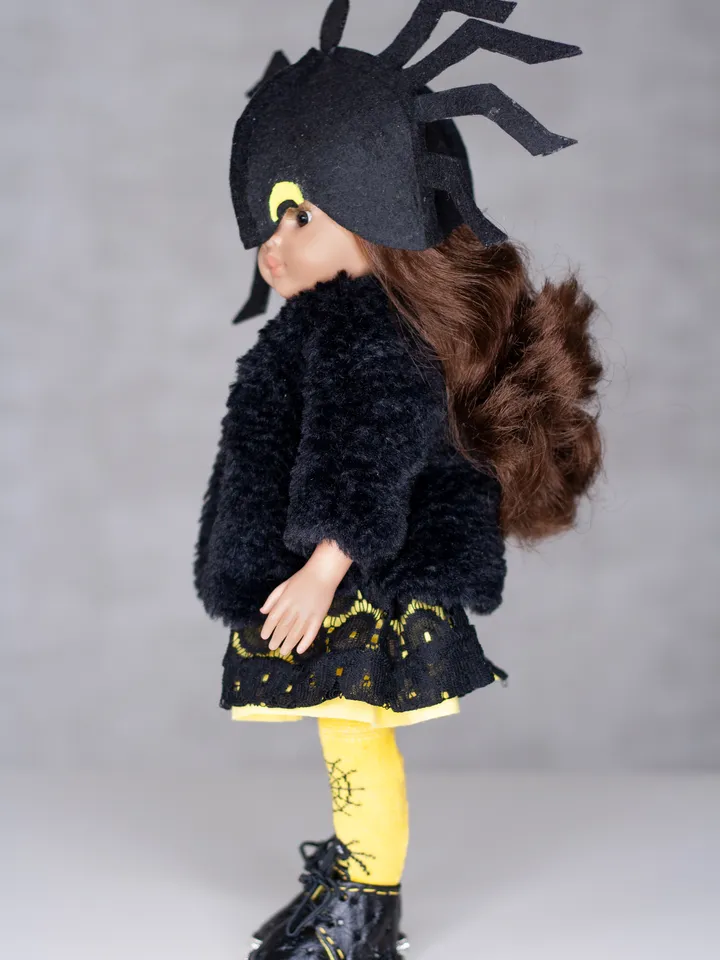 13 inch doll Halloween costume, Paola Reina doll set of clothes, Dianna Effner Little Darling, waist 13 - 14.5 cm