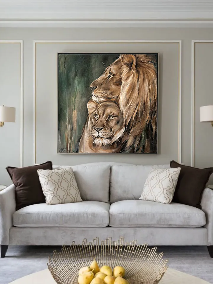 Lion and lioness