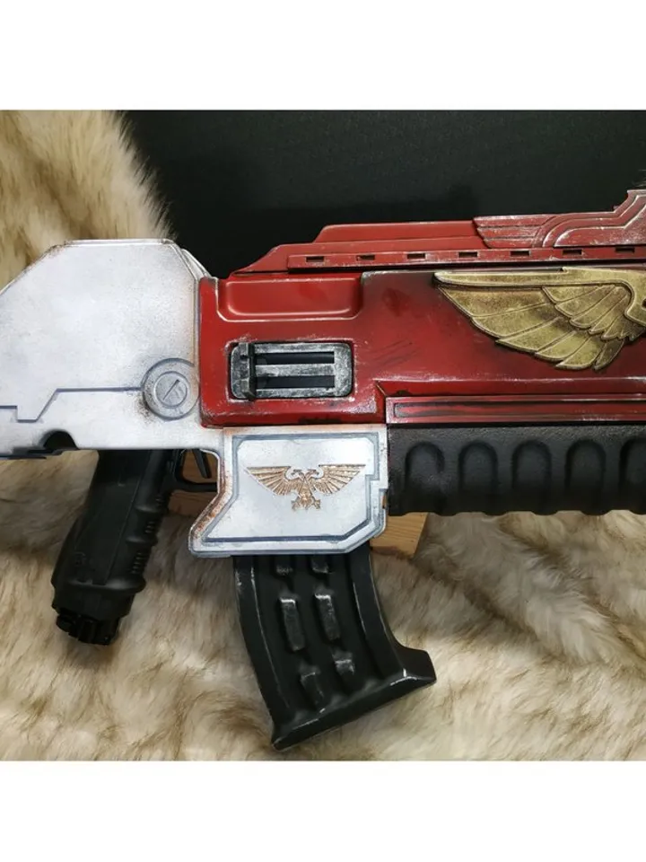 Bolter - pistol - bolt pistol - paintball gun - decorated - Warhammer 40K - insp