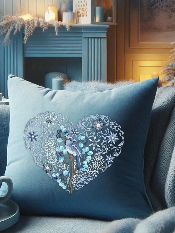 Machine embroidery design &quot;Heart of Winter&quot;