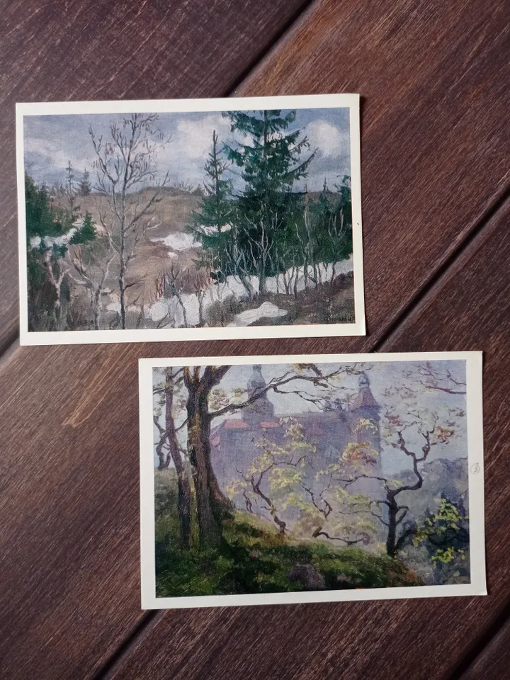 Mix of Soviet postcards