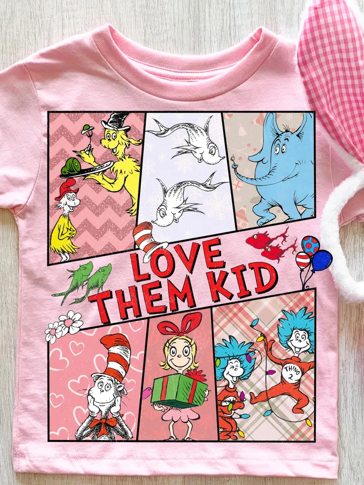 Read Across America Day png, One fish two fish, Dr.susse Png, Red fish blue fish, Reading Day png, Teacher gift png, Toddler seuss shirt png