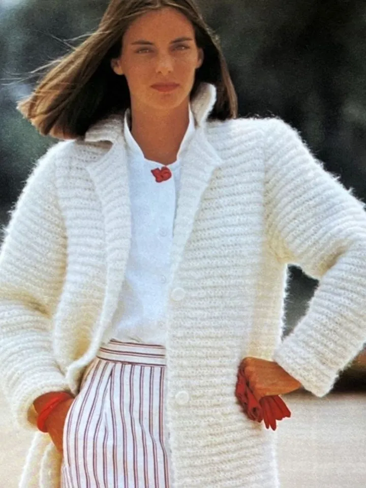 Cardigan crochet pattern, coat crochet pattern, cardigan long crochet pdf
