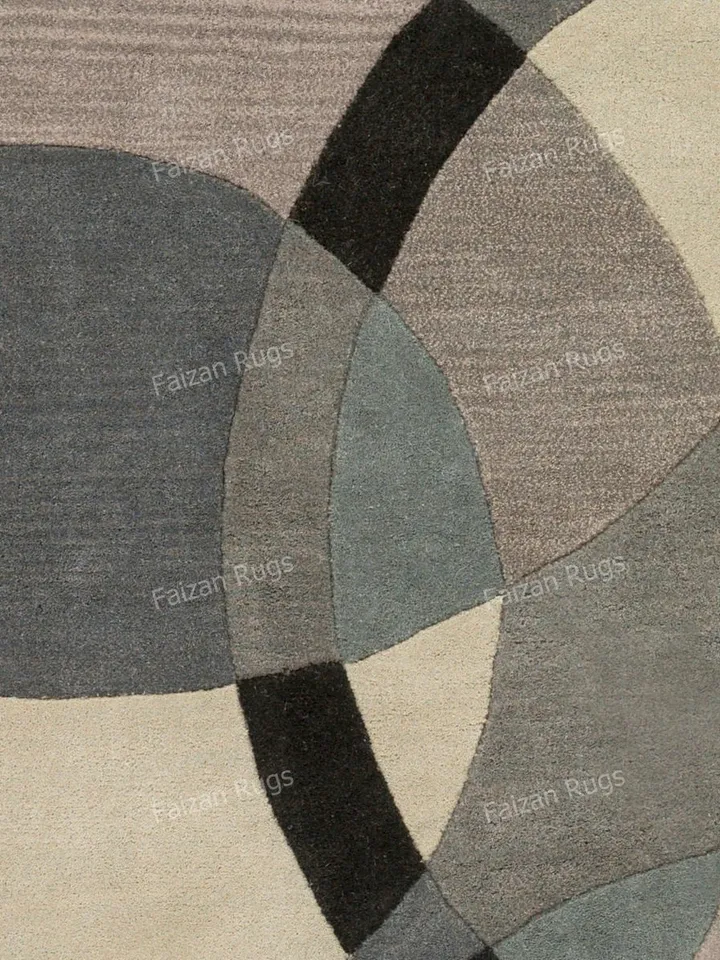 Antique Beige & Gray Hand tufted Rug 100% wool for living room, bed room, kids room in any size 9x12,8x10,6x9,5x8 fast up guys!!!!