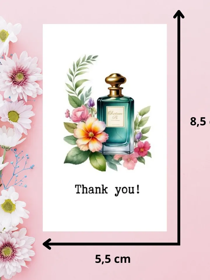 Set of mini postcards "Thank you!"