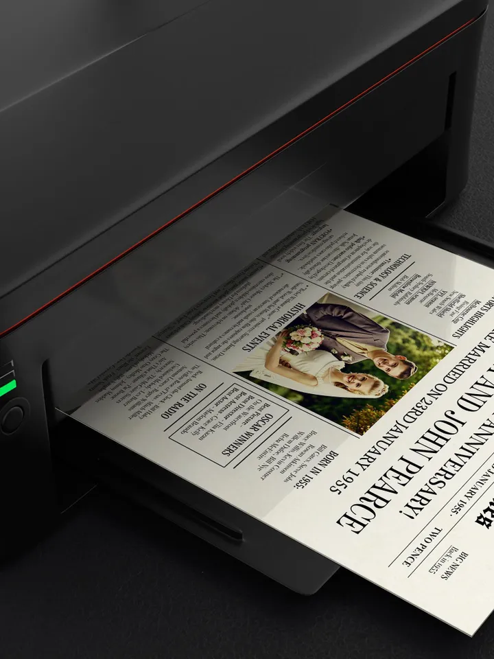 70th wedding anniversary gift for parents 1955 australian newspaper poster printable 70 years married digital card celebration sign
