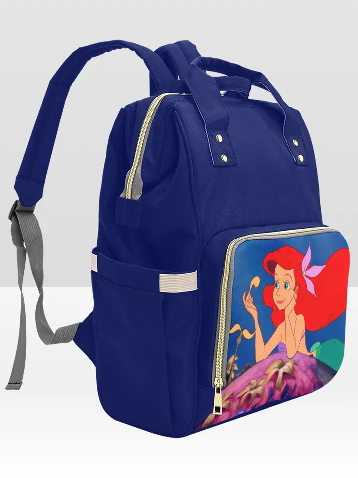 Little Mermaid Diaper Bag Backpack