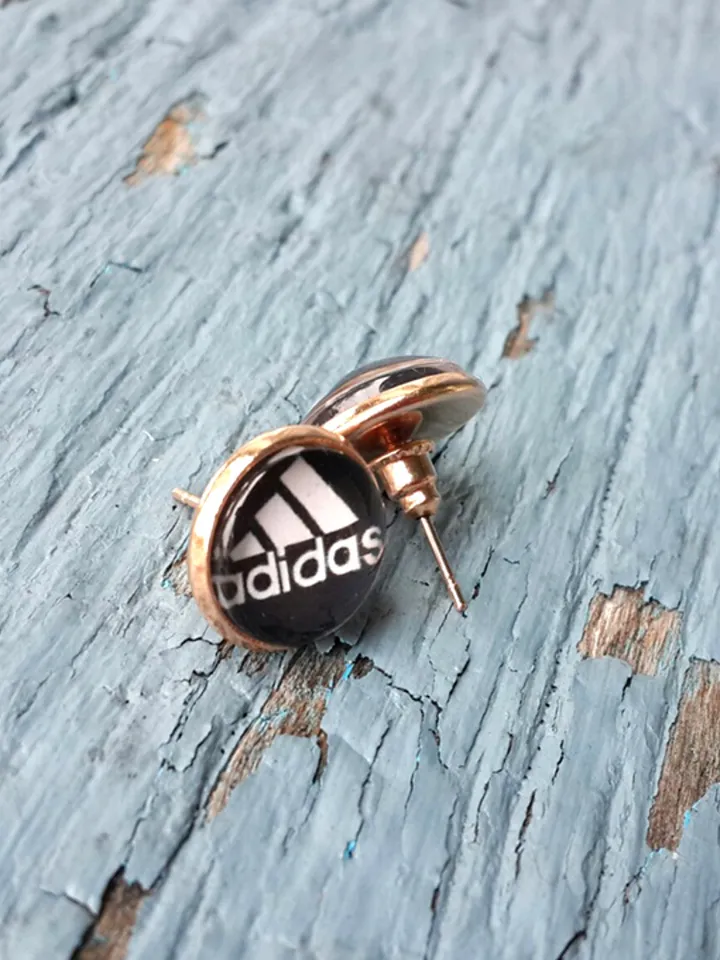 Logo Adidas learrings studs