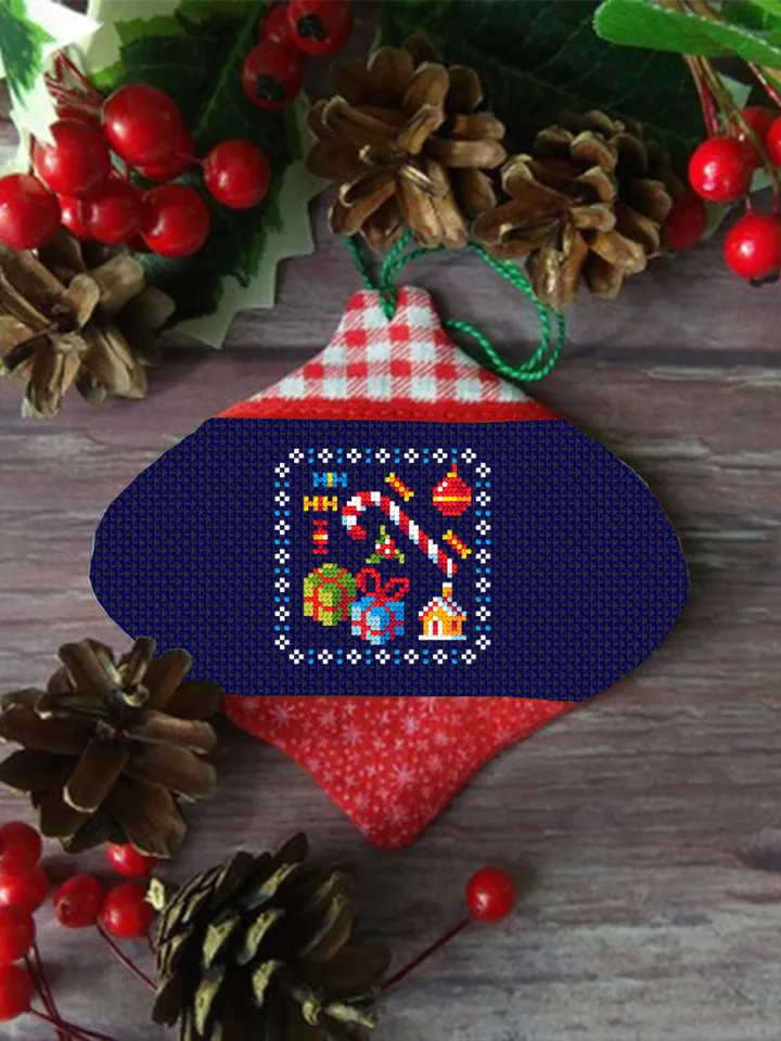 Mini Christmas cross stitch pattern download PDF Winter holiday embroidery PDF Small cross stitch chart DIY Christmas gifts Tiny pattern #N1