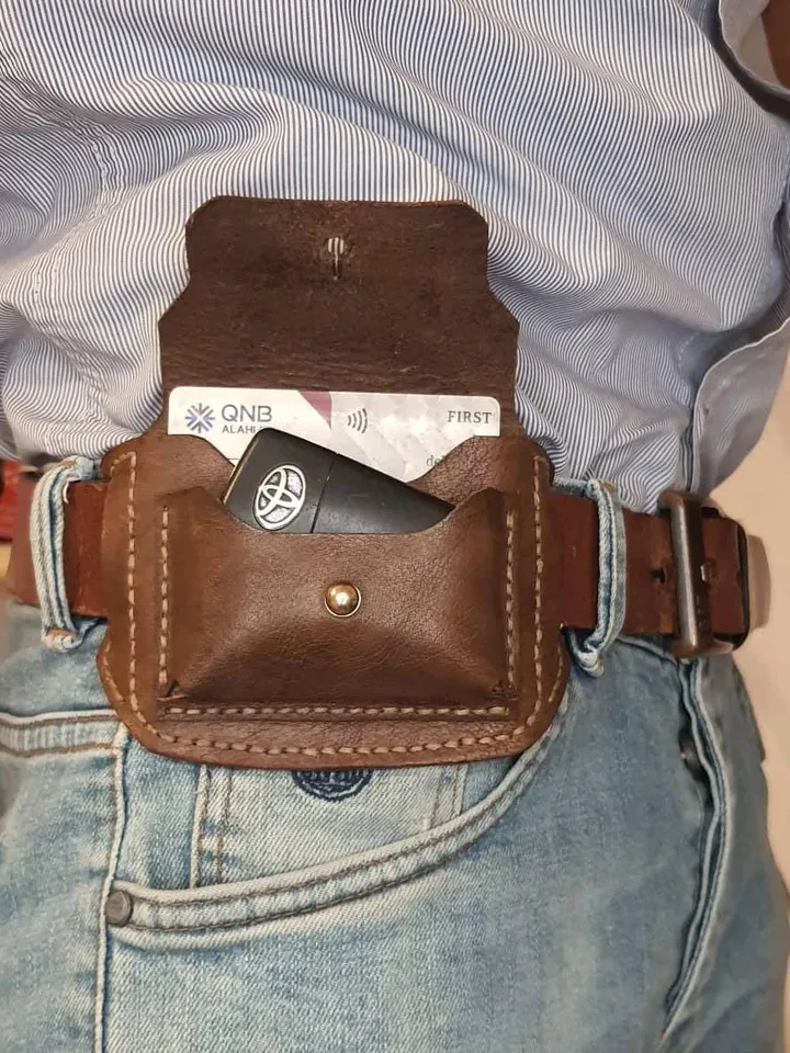 Leather Pattern Bundle | Digital Download - Belt Wallet, Card Holder & Key Sheath PDF Templates | DIY Leathercraft easy simple pdf