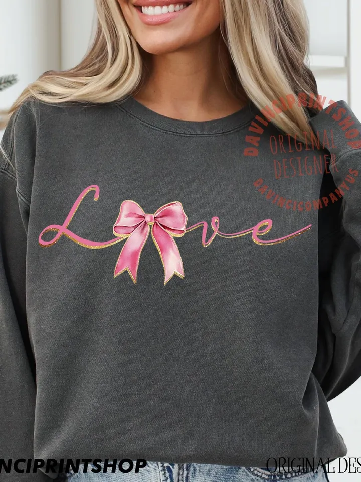 Love Coquette png, Love png, Pink bow png, Valentines Shirt Sublimation, Valentines png, Coquette bow png, Aesthetic Valentines, love, pink