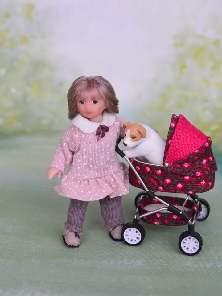 Miniature doll child in 12th scales