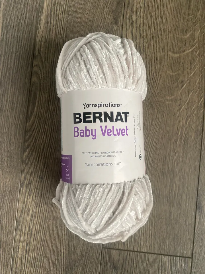 YARN - 1 Ball of BERNAT Baby Velvet (2 color options)