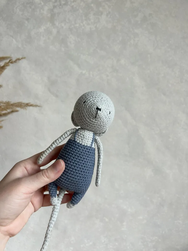 Stuffed mouse toy, crochet mouse toy, amigurumi toy