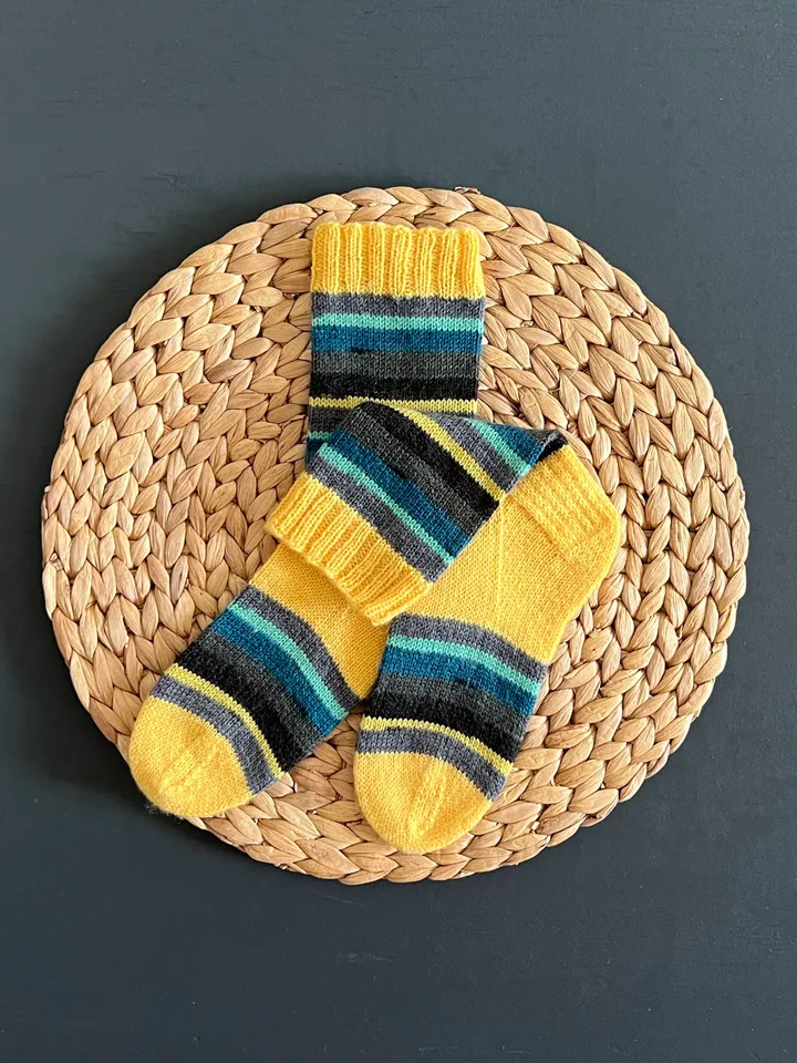 Handmade womens socks | Warm knitted accessory
