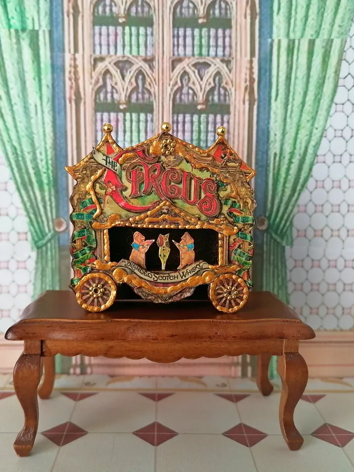 Circus for the dollhouse. Miniature circus.1:12 scale.