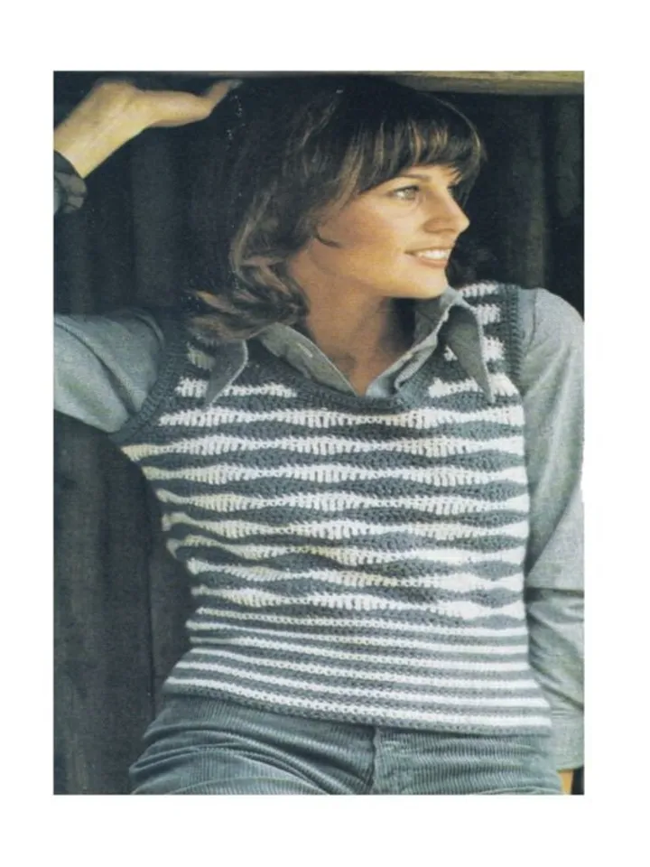 Crochet vest pattern, waistcoat crochet pattern, women vest pattern pdf