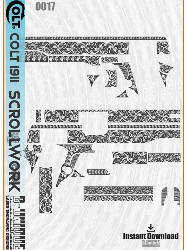 Colt 1911 Scrollwork