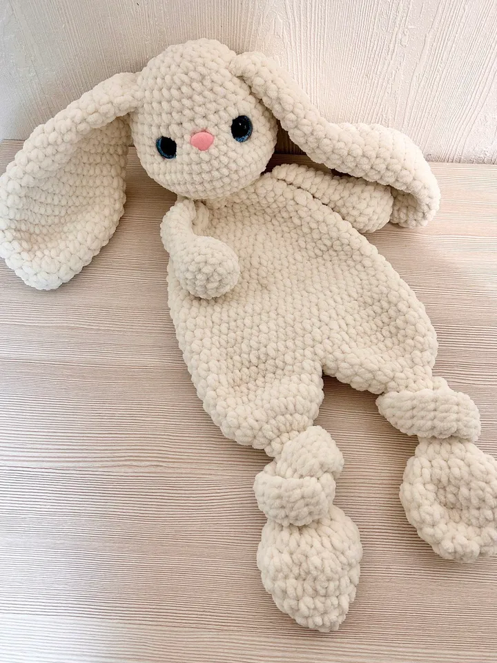 Baby bunny lovey Big cuddle rabbit with long ears