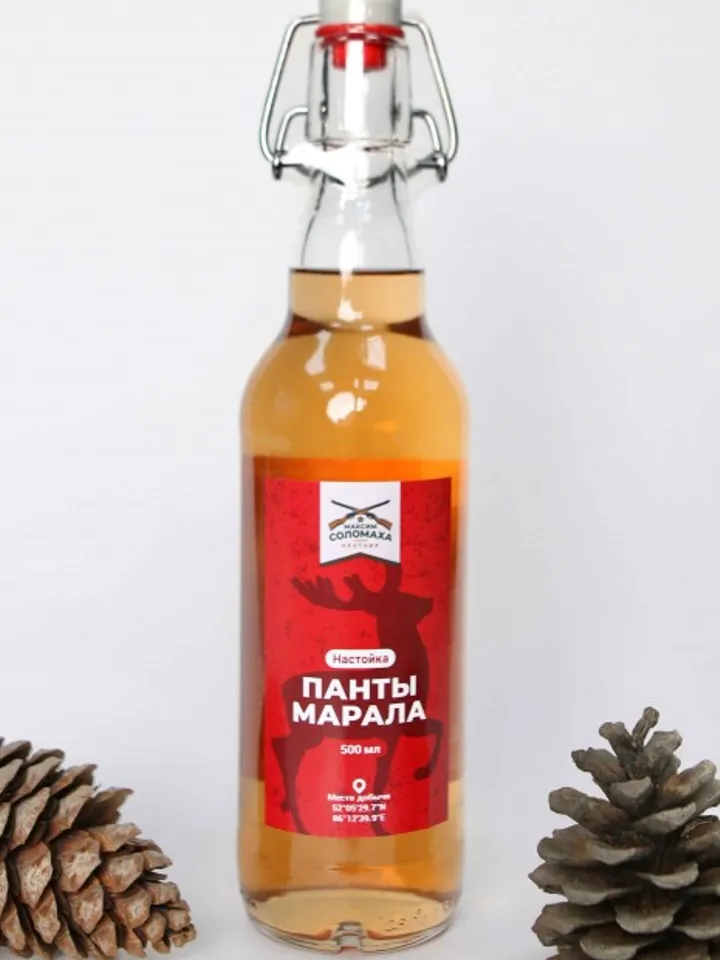 Maral horns tincture, 500ml.( 16.9 oz)