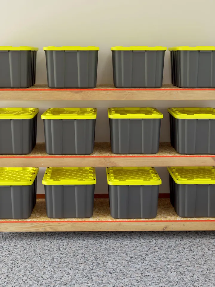 DIY 32x96 Movable Garage Shelves Plans, PDF