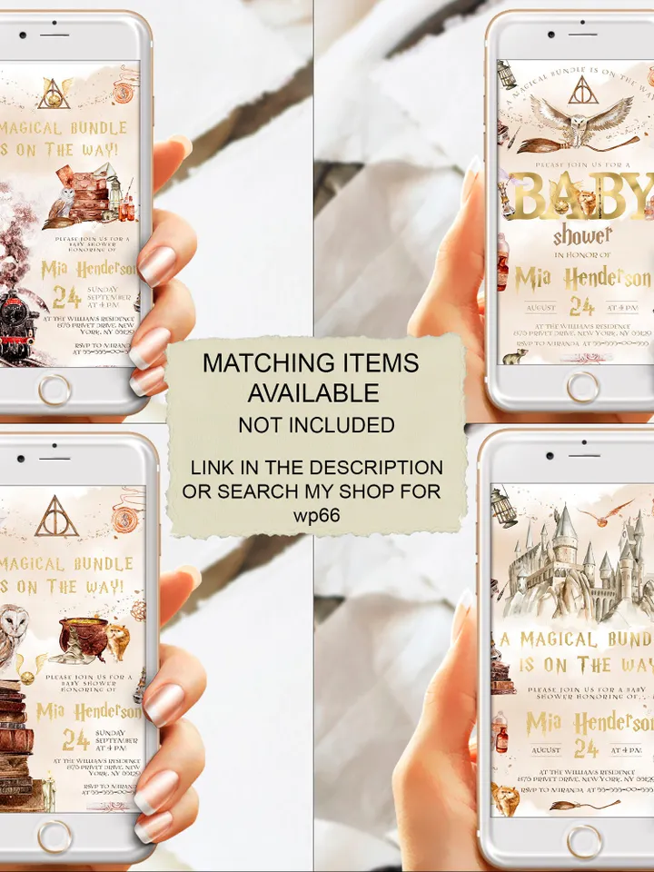 MAKE YOUR own POTIONS; Wizard Baby Shower sign; Magic School Baby Shower template; Instant Download; wP66