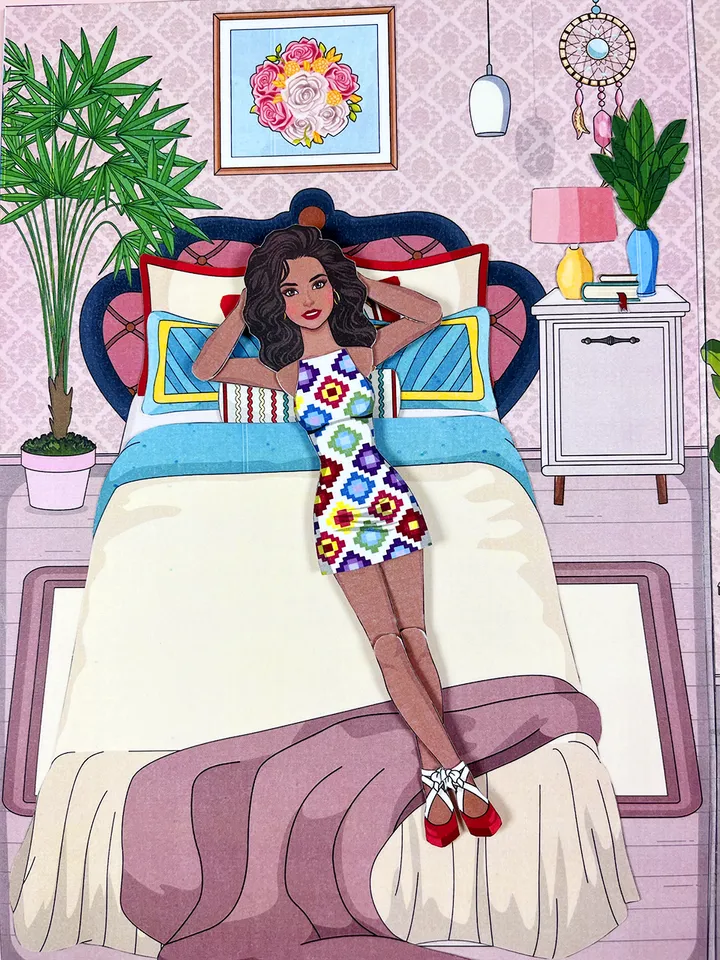 Printable Paper Doll House