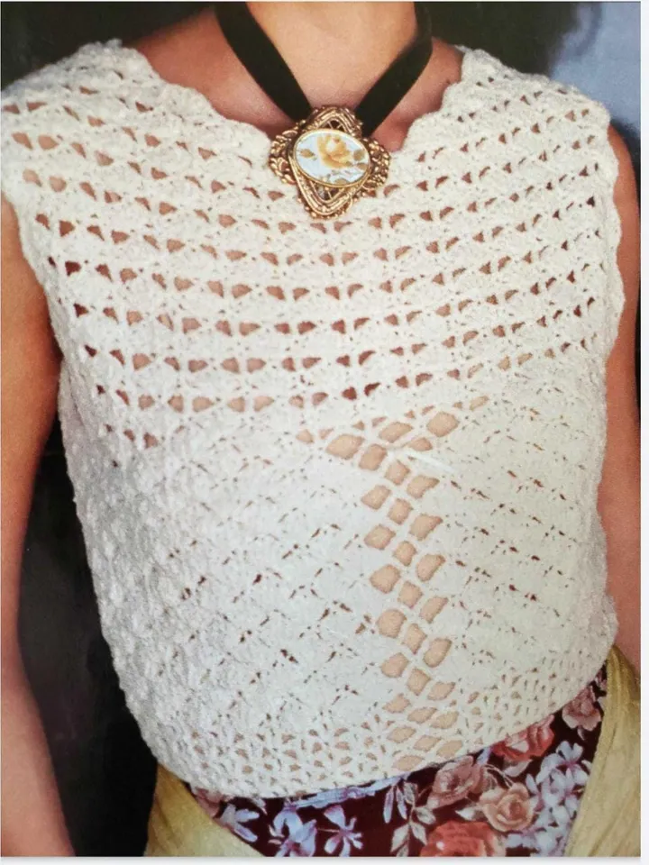 Top crochet pattern, Shirt crochet pattern, bodice pattern, women ladies top pdf instant download