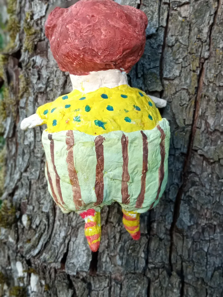 Funny Handmade Pendant Cupcake Girl Doll, Family Christmas Souvenir. Original decoration for the Christmas tree. Made in 1 copy. Free shipping