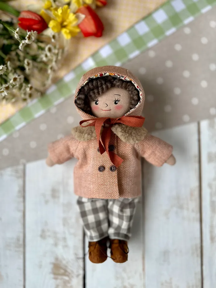 PDF pattern The doll is 30 cm tall with clothes