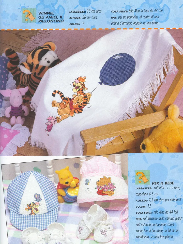 Winnie Pooh and Friends Cross Stitch Pattern Digital Download PDF