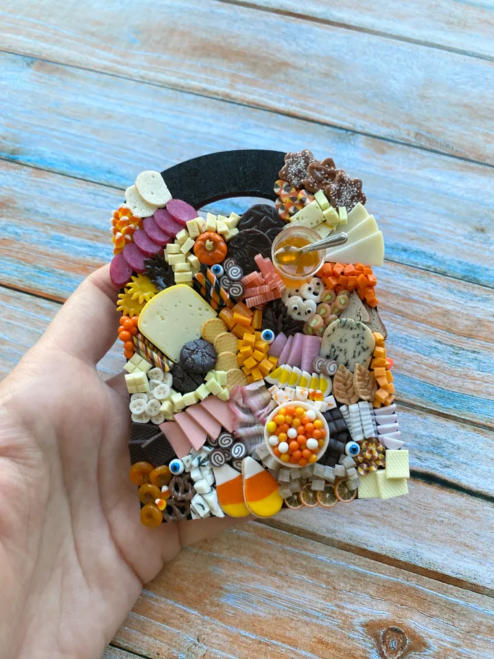 Magnet Miniature Charcuterie Halloween Board Souvenir for Party