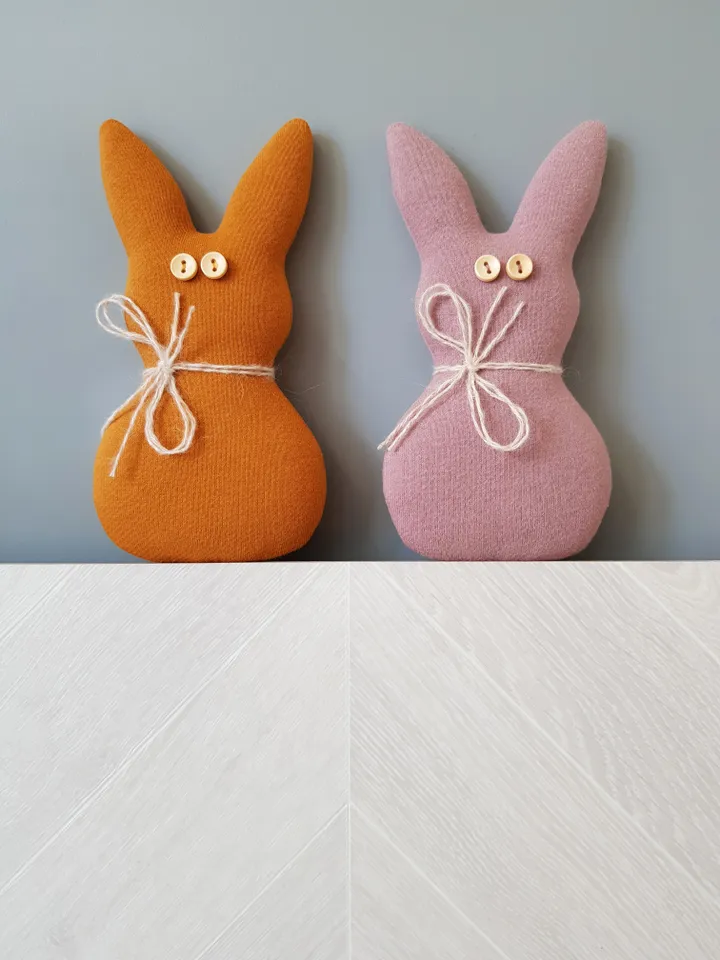 Easter Bunny Sewing pattern pdf, easter decor diy, digital tutorial in english