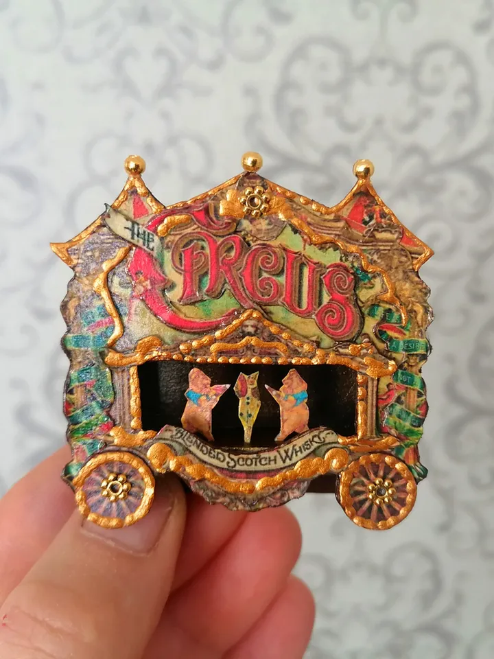 Circus for the dollhouse. Miniature circus.1:12 scale.