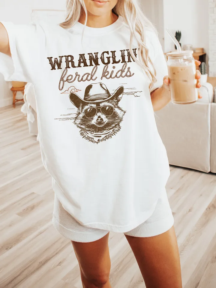 Wrangling Feral kids png digital download kids feral png kids raccoon png feral kids feral shirt raccoon shirt png funny png funny kids png