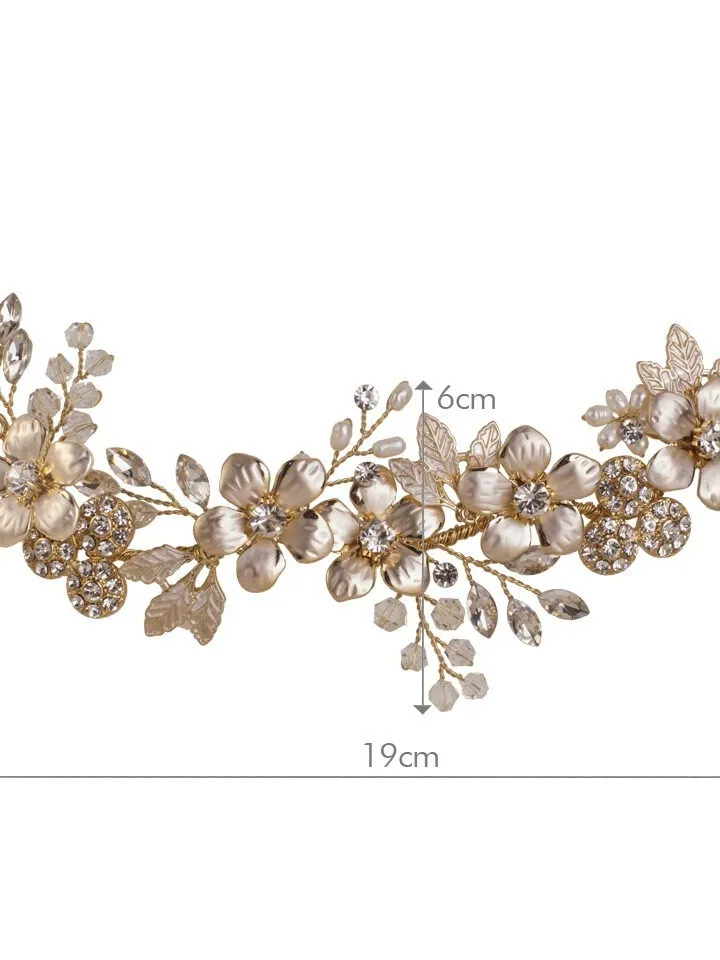 Boho Flowers Wedding Headband