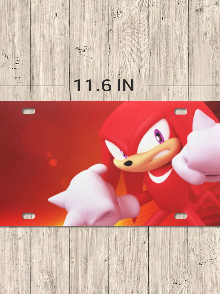 Knuckles License Plate