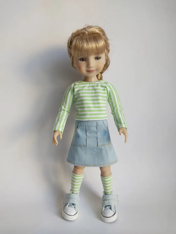 PDF sewing pattern for Ruby Red Fashion Friends dolls.