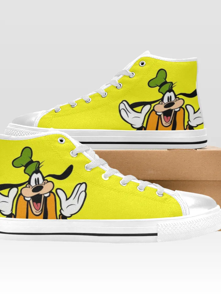 Goofy Shoes, High-Top Sneakers, Handmade Footwear