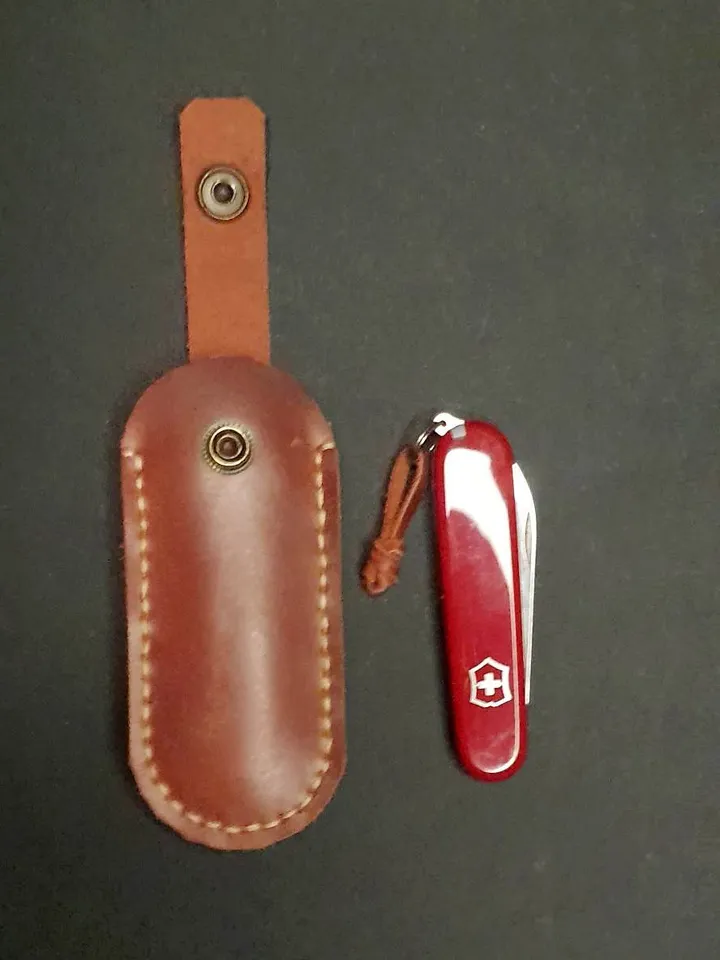 Victorinox, leather sheath, belt sheath, original size, swiss, PDF Fast&Easy