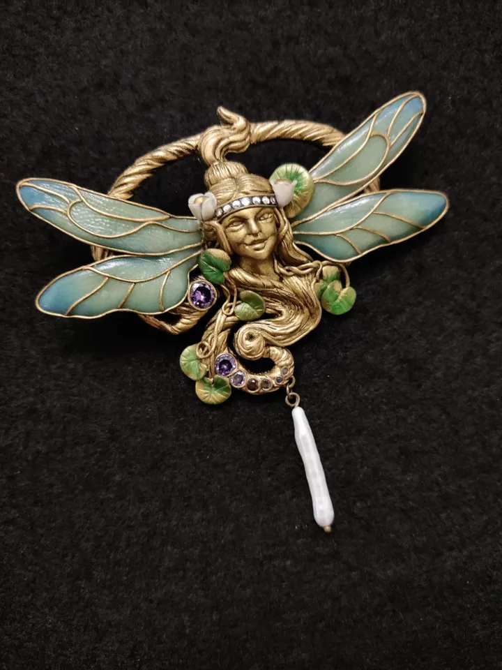 Dragonfly brooch,dragonfly pin,Insect brooch,Dragonfly charm,Dragonfly jewelry