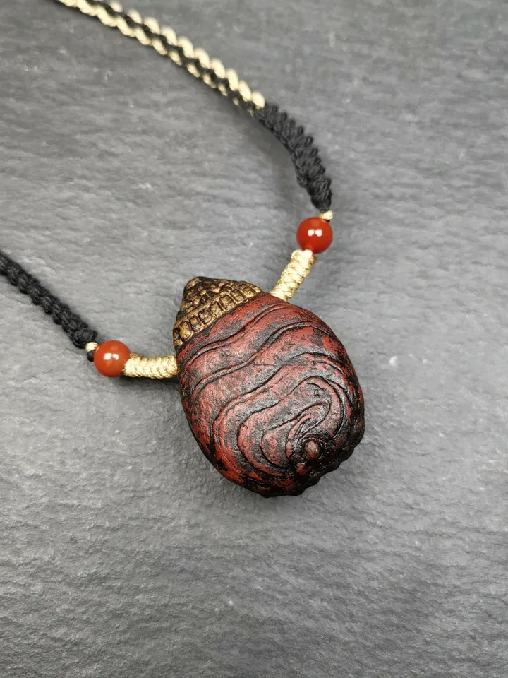 Gandhanra Old Tibetan Tsa Tsa Amulet, Scorpion Guru of Padmasambhava, Scorpion Terma Amulet of Wrathful Kila Transmission